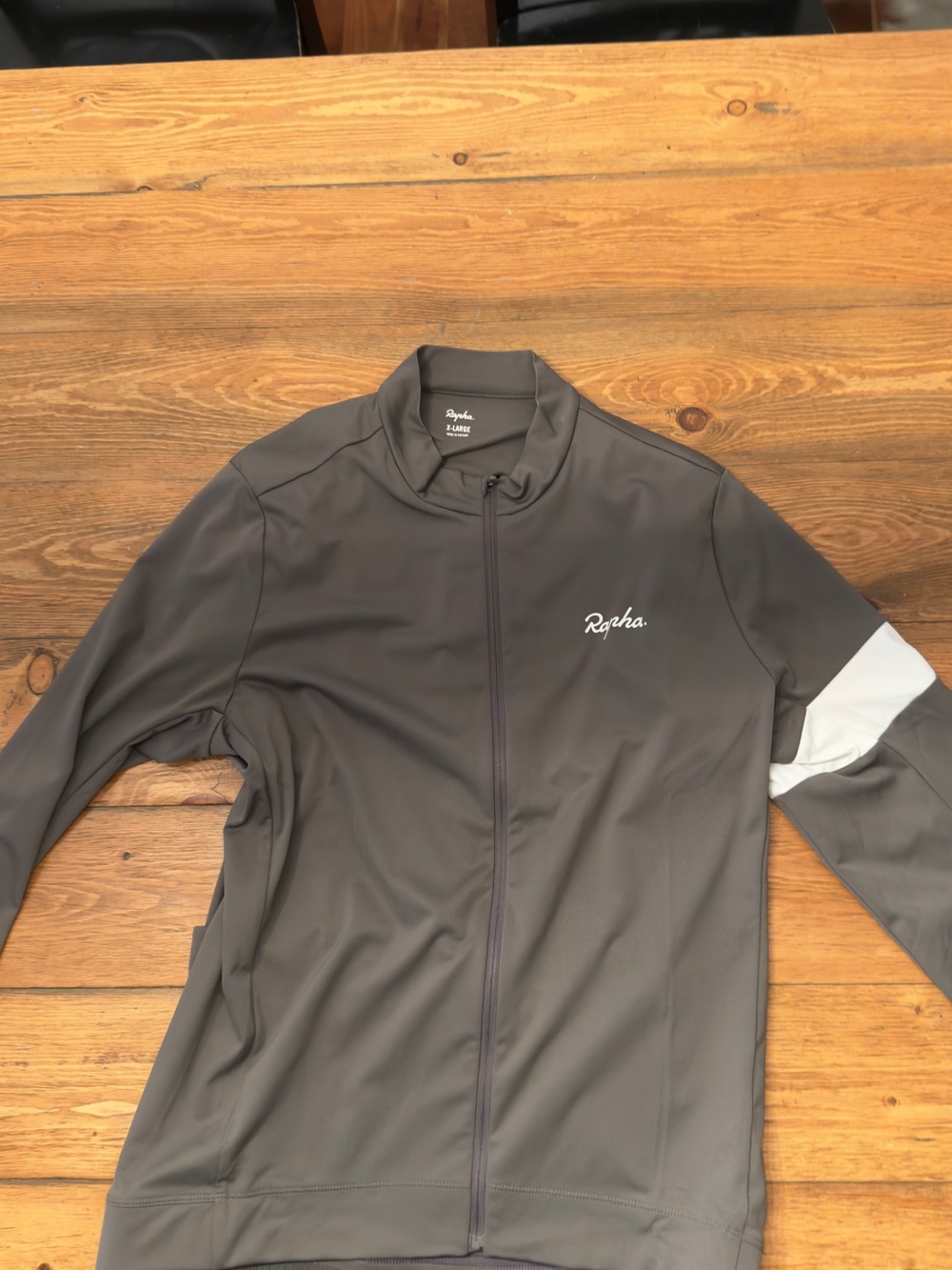 Rapha Gray Thermal Long Sleeve Cycling Jersey
